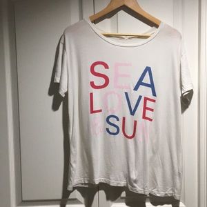 NWT Sundry tees with ‘Sea Love & Sun’ logo size 1